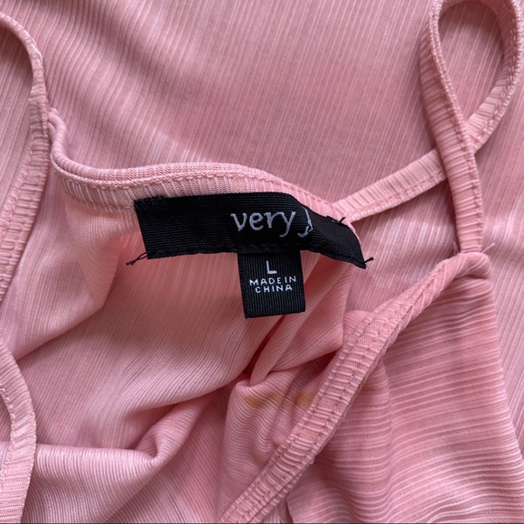 💙BNWT Very J Pretty in Pink Drapey Tank Top - Picture 11 of 11